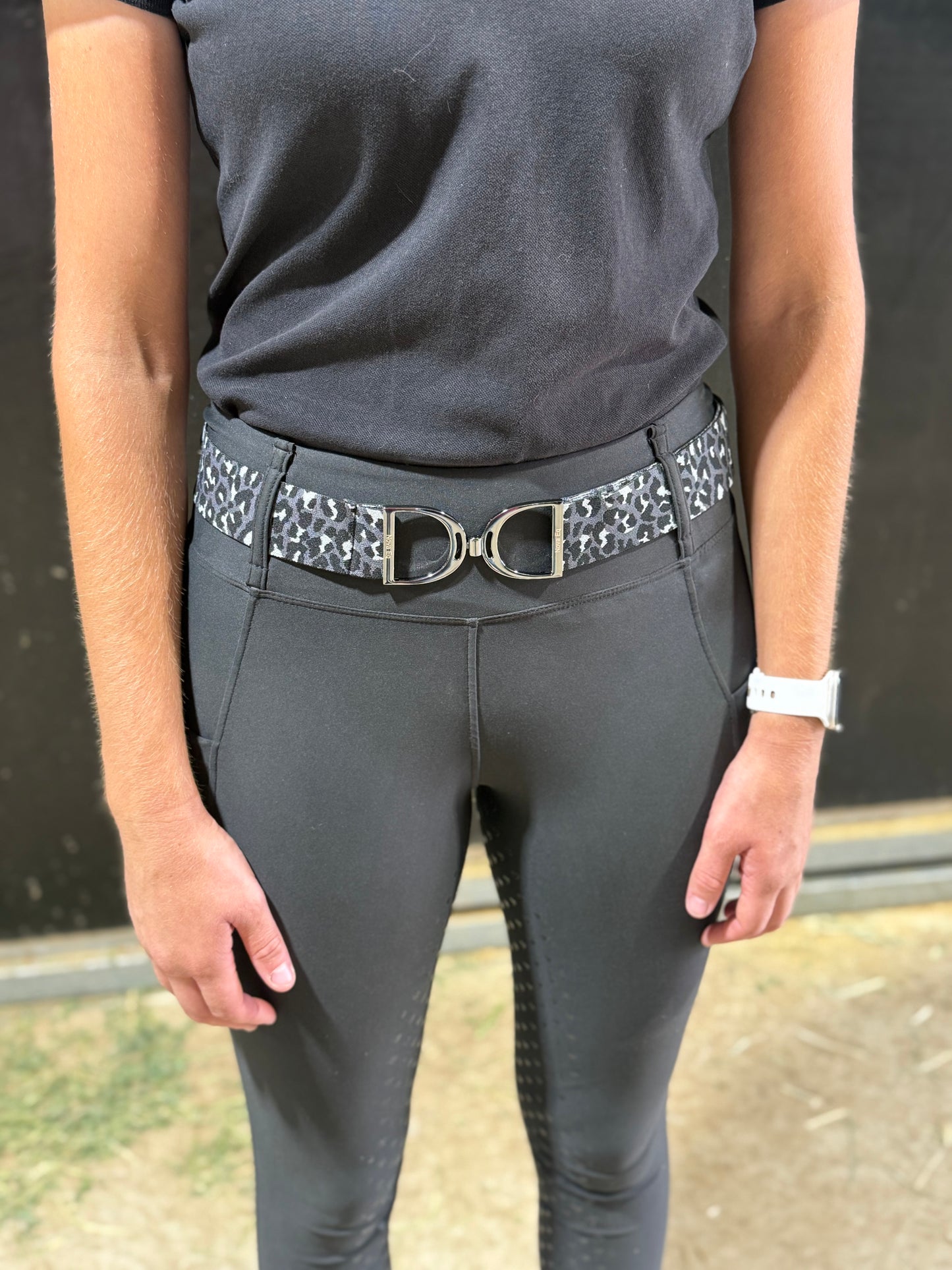 Adults Animal Print Stirrup Belt