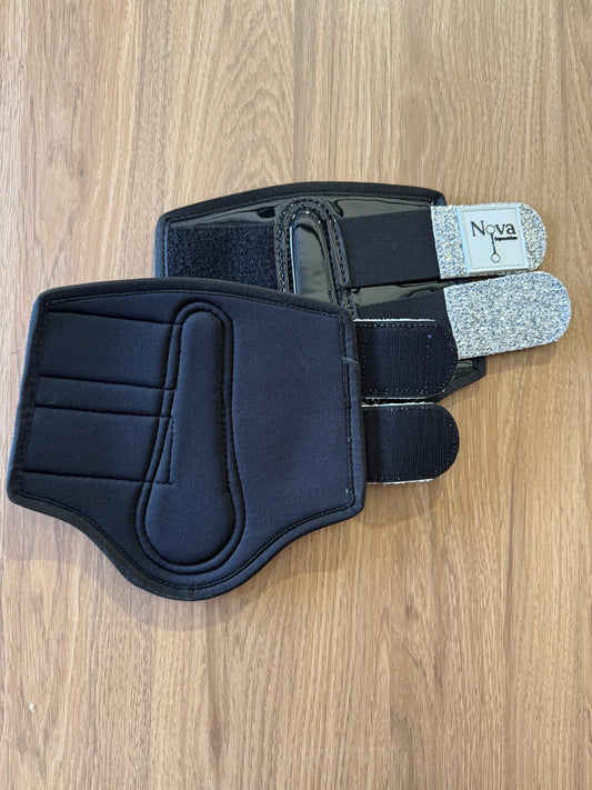 Pony Size Black/Silver Boots