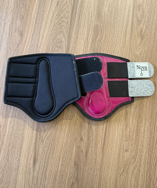 Pony Size Pink/Silver Boots