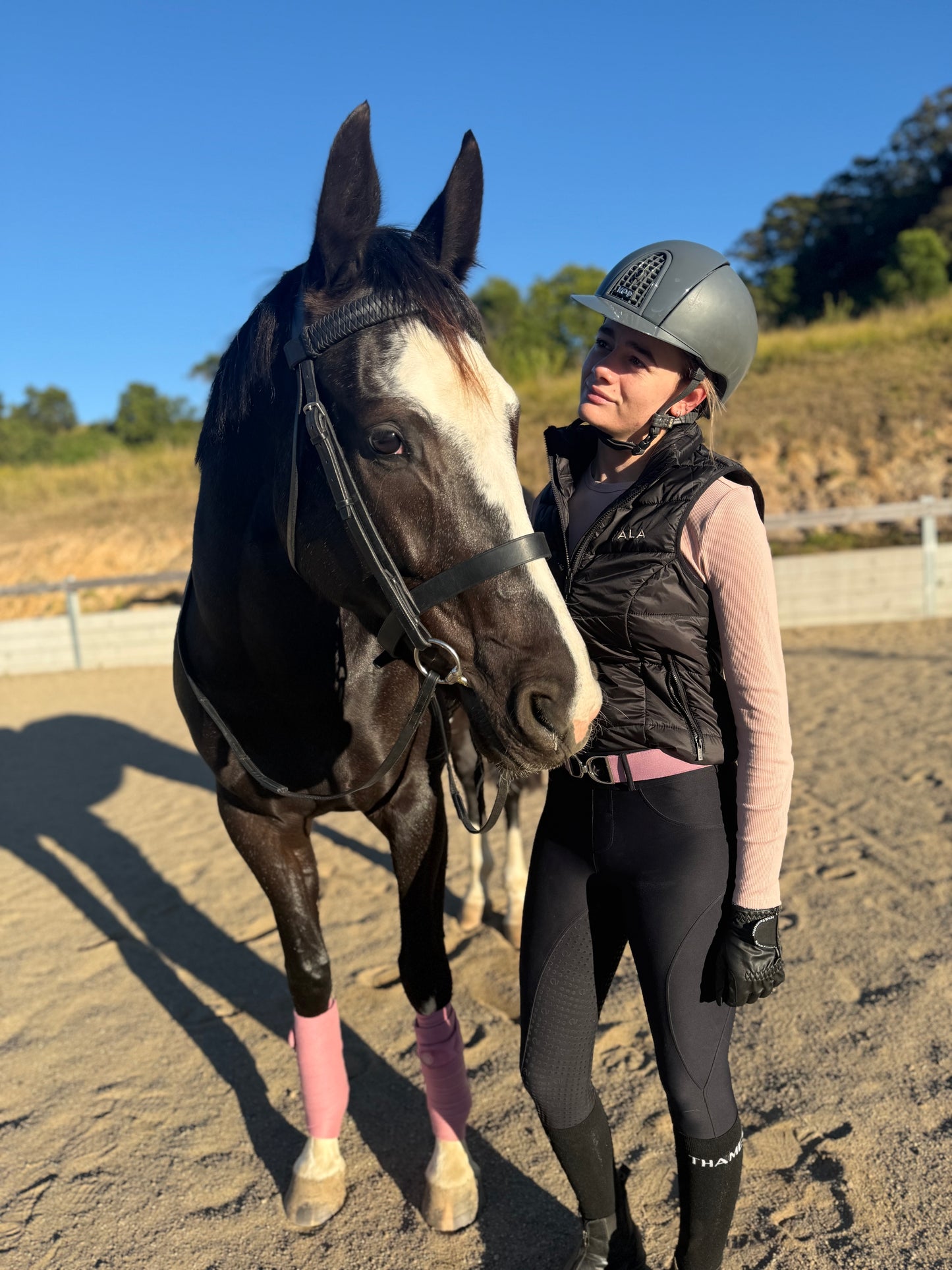 Adults Plum Silver Stirrup Belt