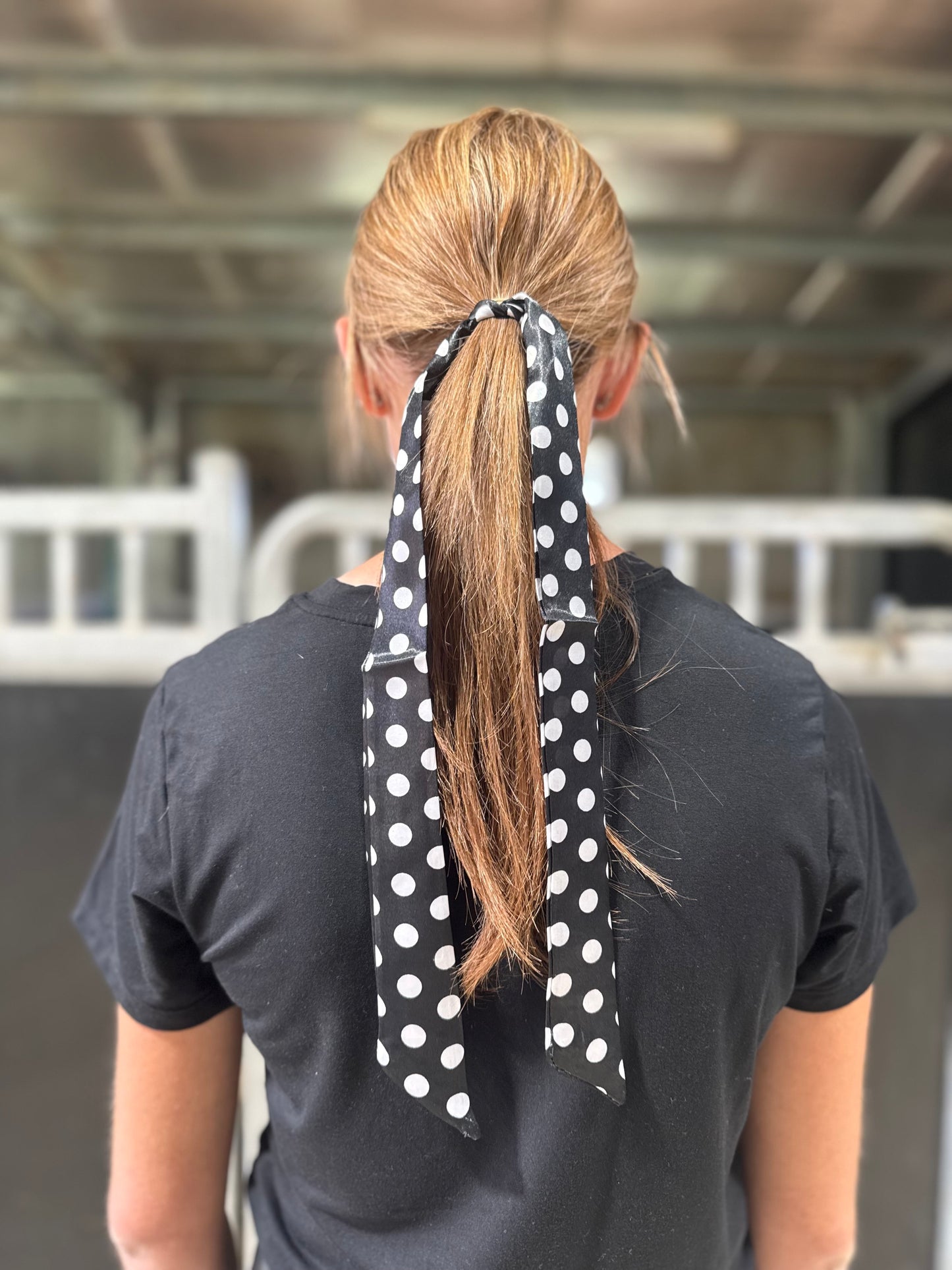 Black/White Hair Tie