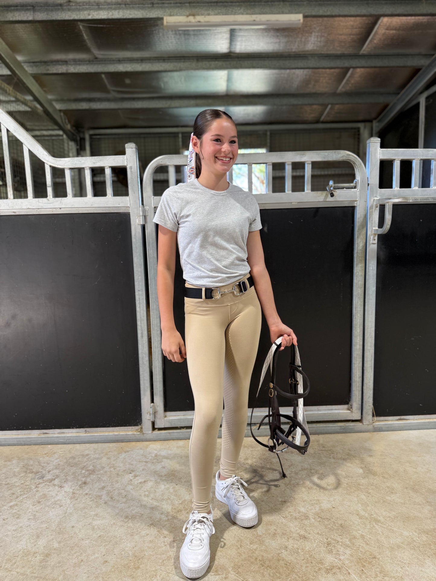 Child’s Black Snaffle Bit Belt