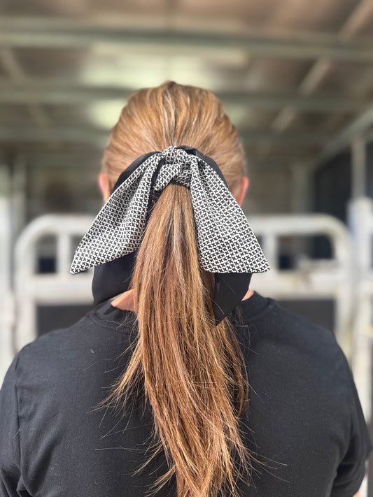 Black/White Scrunchie