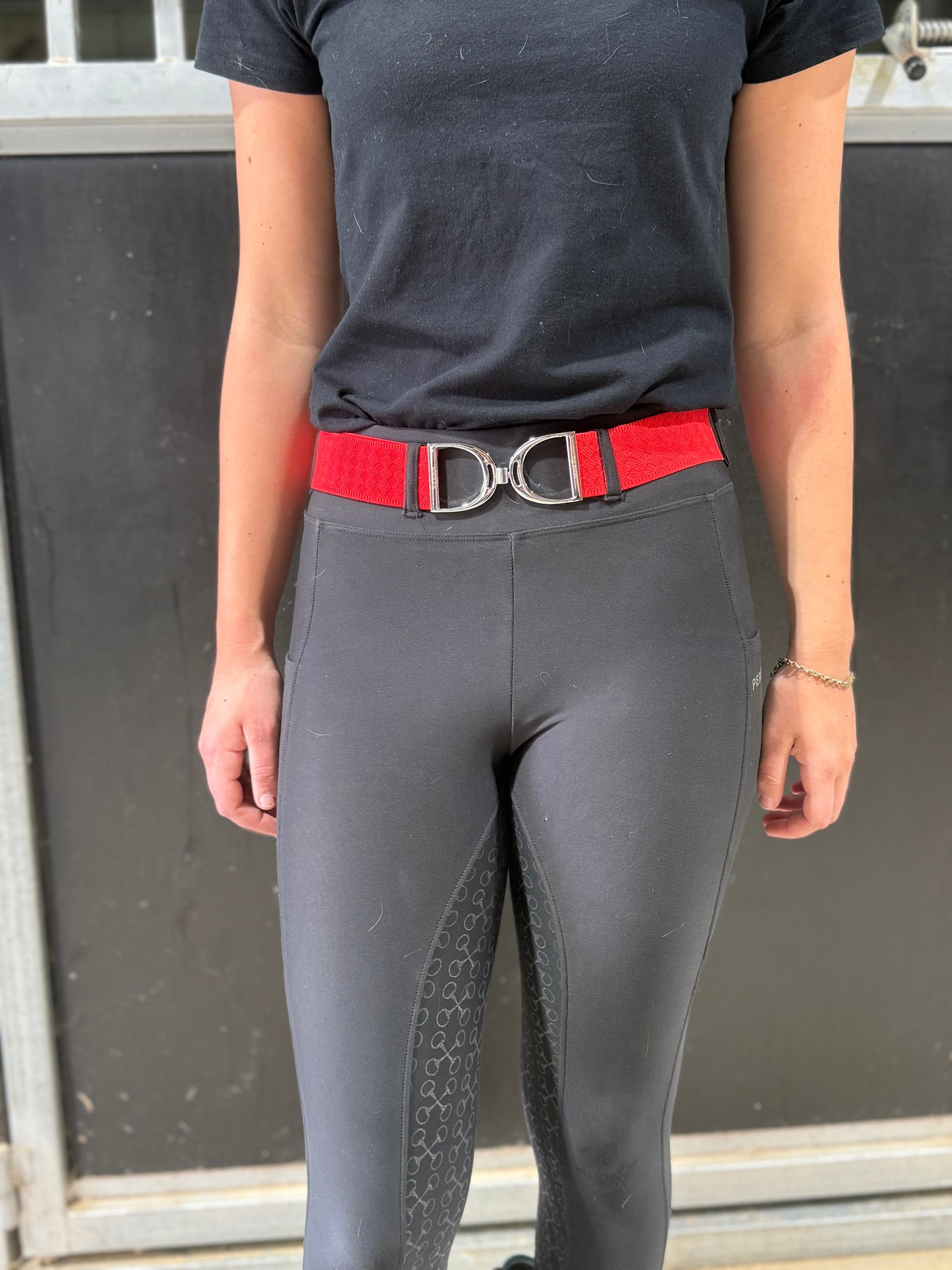 Adults Red Stirrup Belt