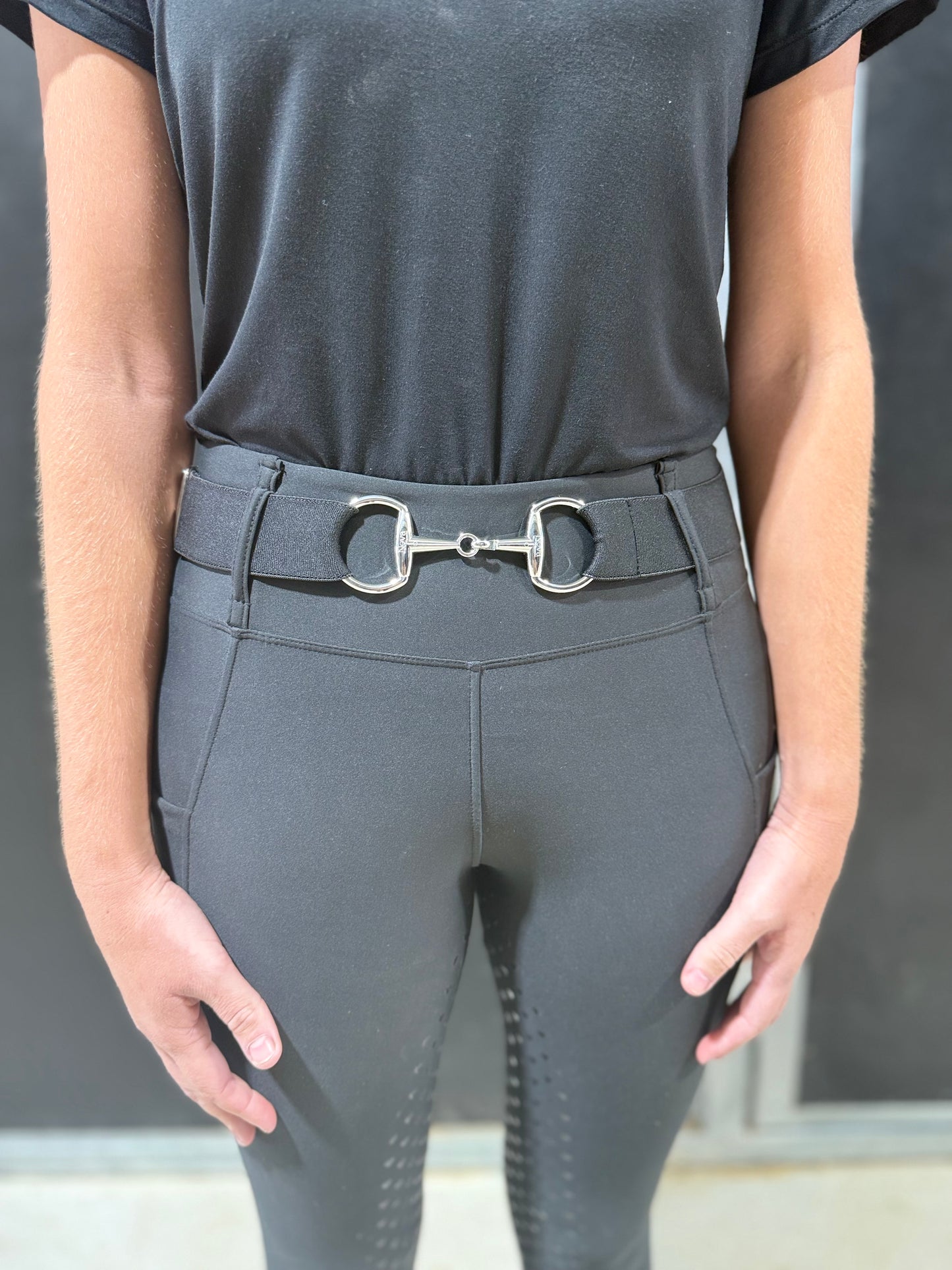 Child’s Black Snaffle Bit Belt