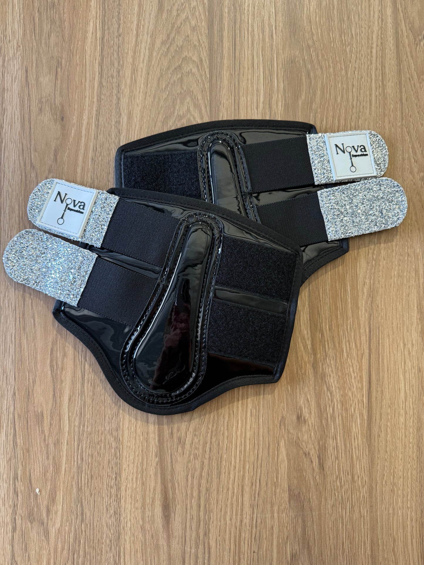 Pony Size Black/Silver Boots