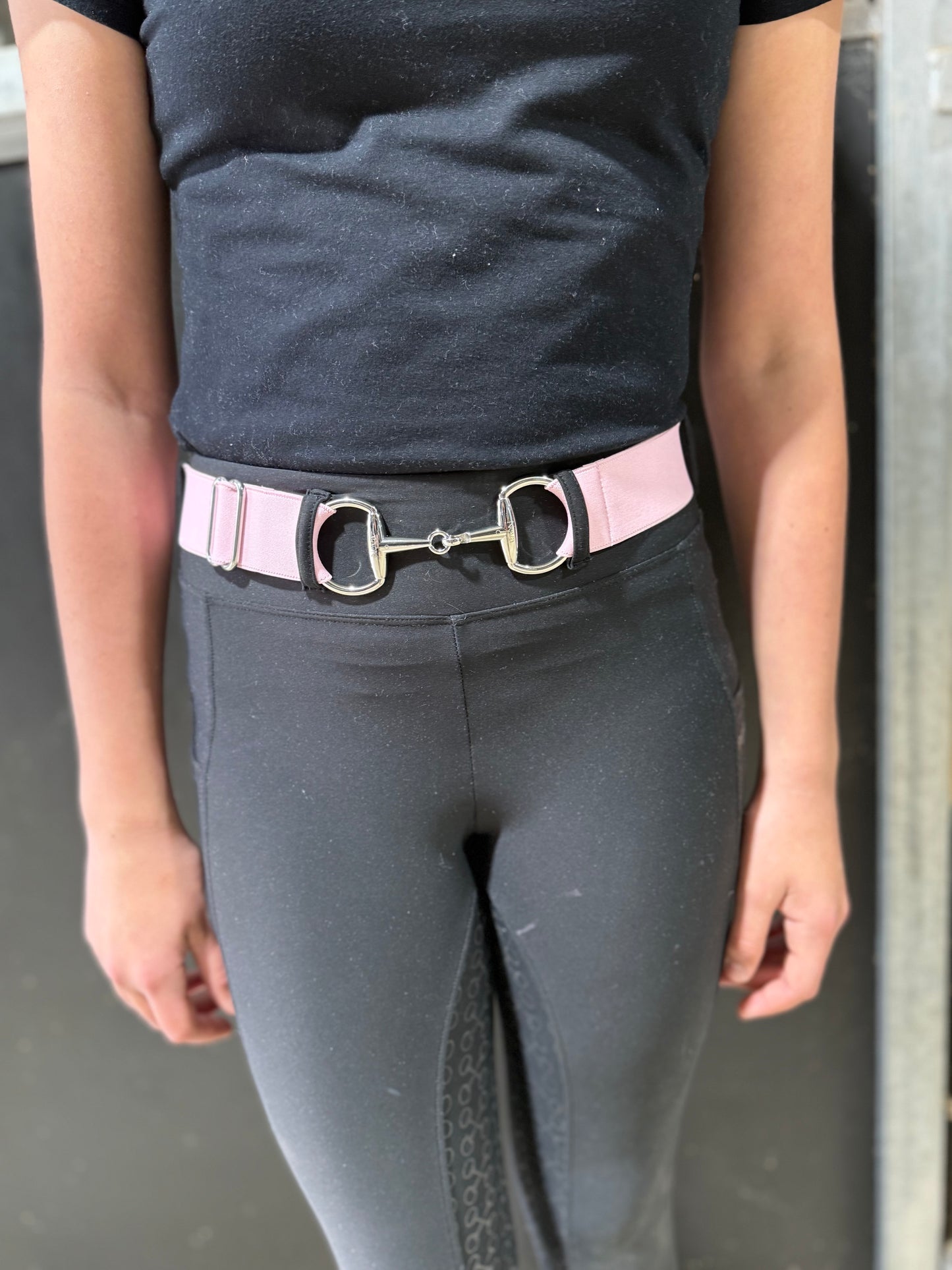 Child’s Baby Pink Snaffle Bit Belt