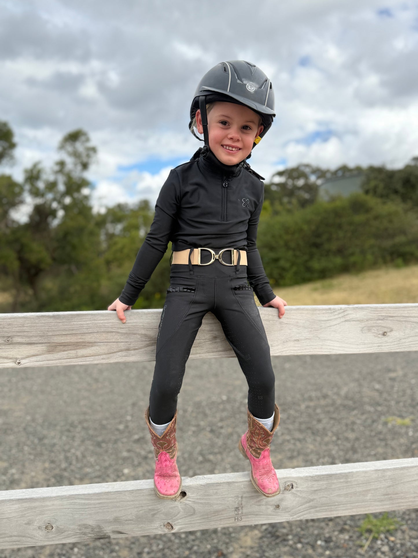 Child’s Gold Stirrup Belt